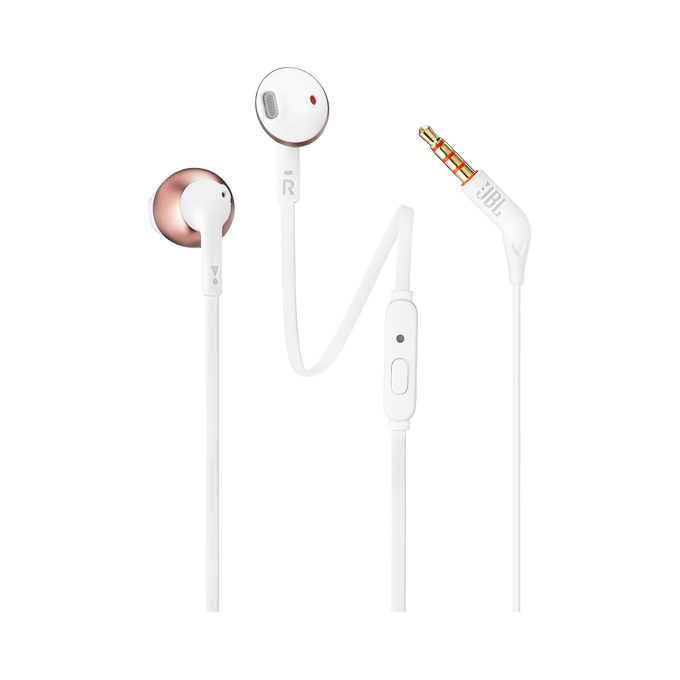 JBL Tune 205 - Rose Gold - Earbud headphones - Hero image number null